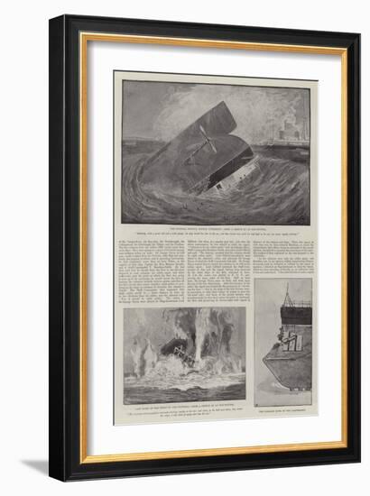 The Loss of the Victoria-Fred T. Jane-Framed Giclee Print