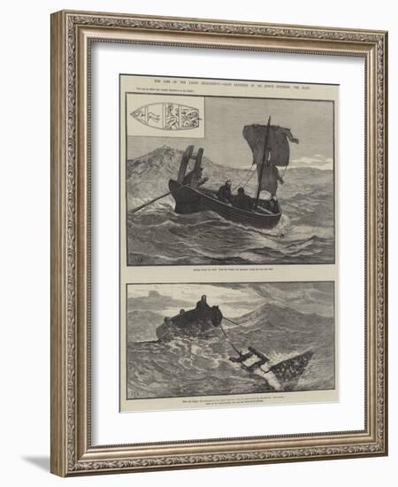 The Loss of the Yacht Mignonette-null-Framed Giclee Print