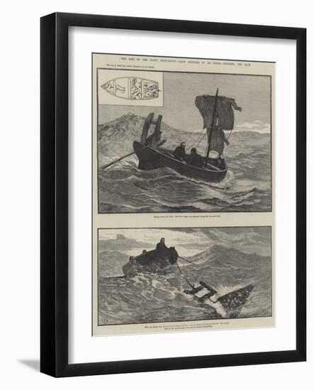 The Loss of the Yacht Mignonette-null-Framed Giclee Print