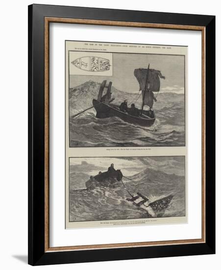 The Loss of the Yacht Mignonette-null-Framed Giclee Print