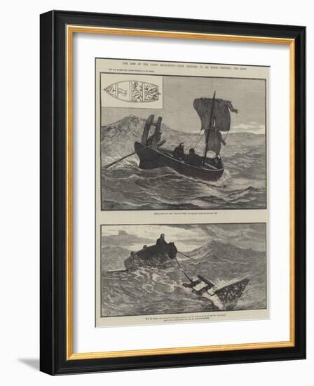 The Loss of the Yacht Mignonette-null-Framed Giclee Print