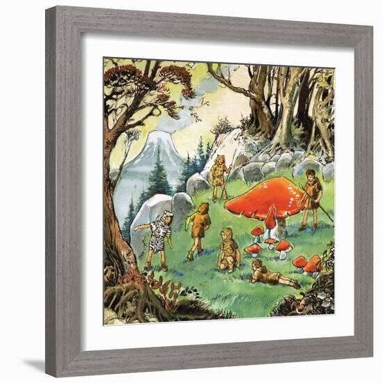 The Lost Boys, Illustration from 'Peter Pan' by J.M. Barrie-Nadir Quinto-Framed Giclee Print