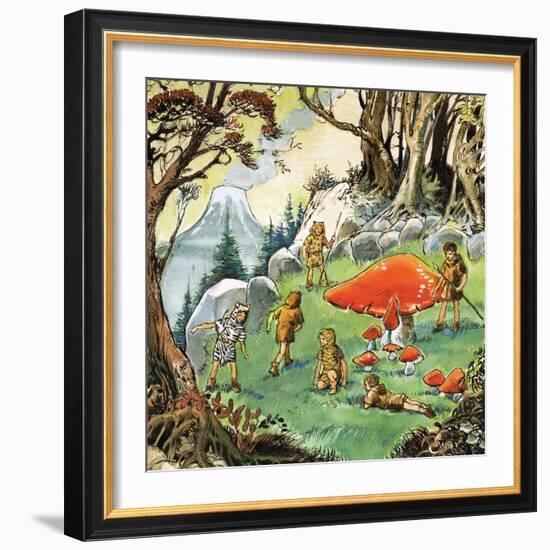 The Lost Boys, Illustration from 'Peter Pan' by J.M. Barrie-Nadir Quinto-Framed Giclee Print