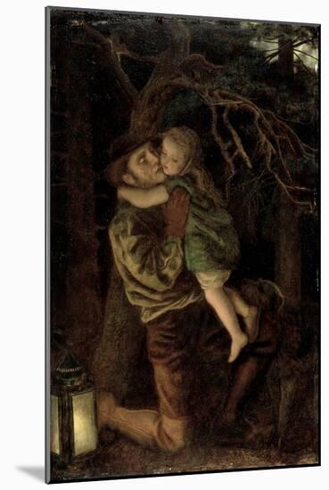 The Lost Child, 1866 (Oil on Canvas)-Arthur Hughes-Mounted Giclee Print