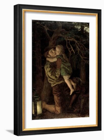 The Lost Child, 1866 (Oil on Canvas)-Arthur Hughes-Framed Giclee Print