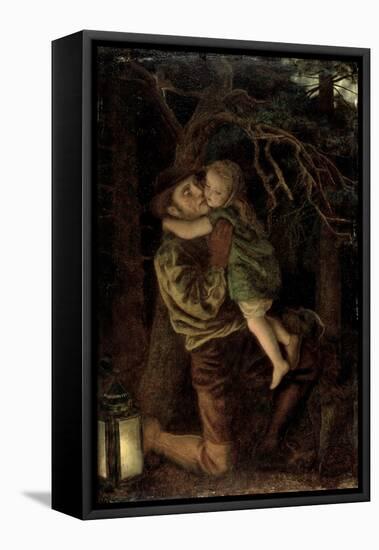 The Lost Child, 1866 (Oil on Canvas)-Arthur Hughes-Framed Premier Image Canvas