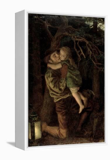 The Lost Child, 1866 (Oil on Canvas)-Arthur Hughes-Framed Premier Image Canvas