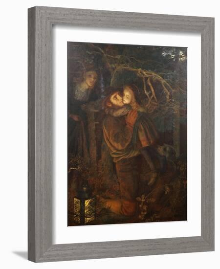 The Lost Child-Arthur Hughes-Framed Giclee Print