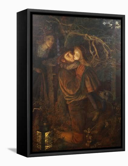 The Lost Child-Arthur Hughes-Framed Premier Image Canvas