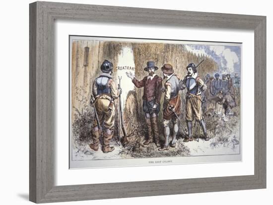 The Lost Colony of Roanoke (Colour Litho)-American-Framed Giclee Print