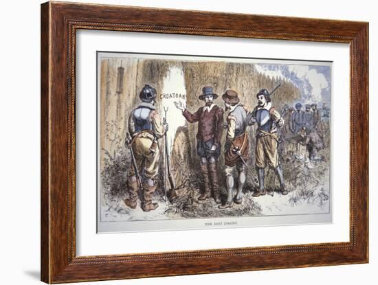 The Lost Colony of Roanoke (Colour Litho)-American-Framed Giclee Print