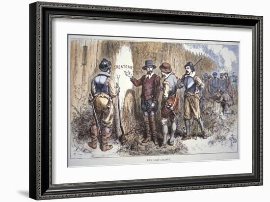 The Lost Colony of Roanoke (Colour Litho)-American-Framed Giclee Print