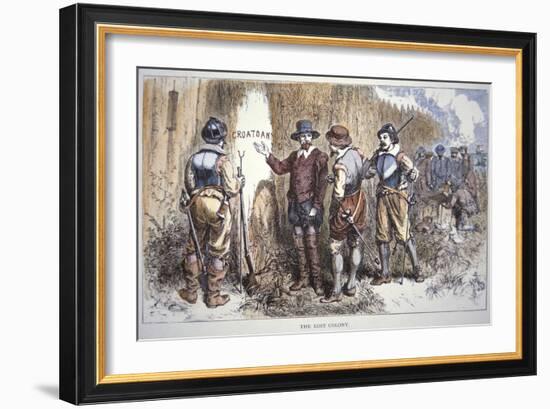 The Lost Colony of Roanoke (Colour Litho)-American-Framed Giclee Print