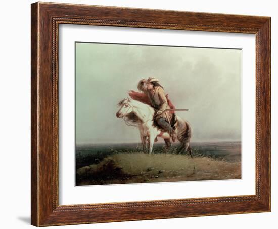 The Lost Greenhorn, 1851-Alfred Jacob Miller-Framed Giclee Print