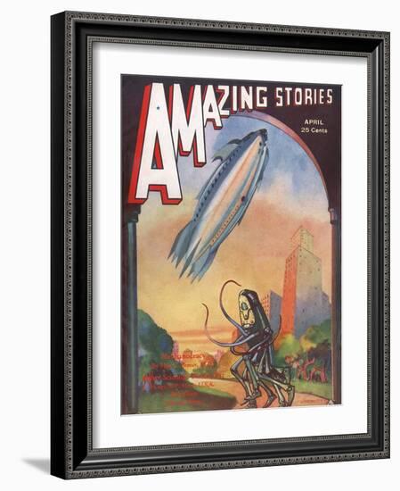 'The Lost Machine'-Leo Morey-Framed Art Print