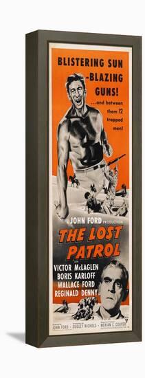 The Lost Patrol, 1934-null-Framed Stretched Canvas