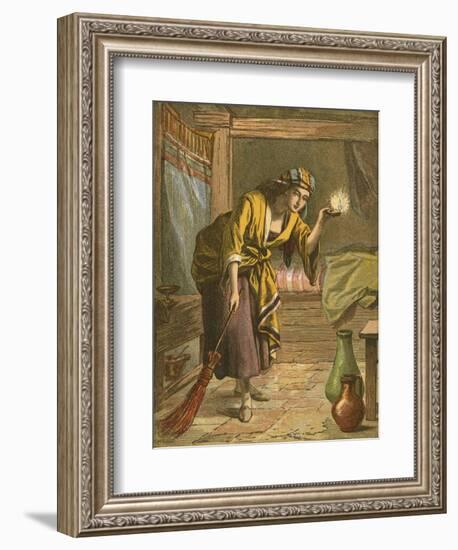 The Lost Piece of Silver-English School-Framed Giclee Print
