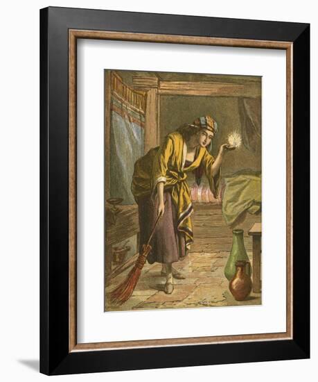 The Lost Piece of Silver-English School-Framed Giclee Print