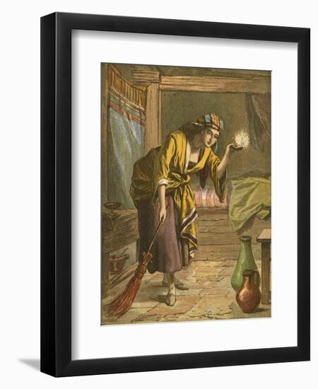 The Lost Piece of Silver-English School-Framed Giclee Print