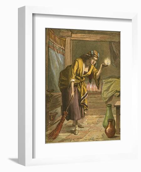 The Lost Piece of Silver-English School-Framed Giclee Print