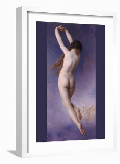 The Lost Pleiad-William Adolphe Bouguereau-Framed Art Print