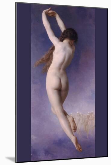 The Lost Pleiad-William Adolphe Bouguereau-Mounted Art Print