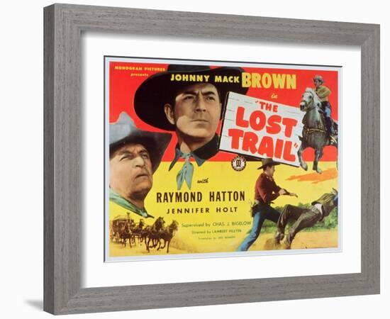 The Lost Trail, 1945-null-Framed Art Print