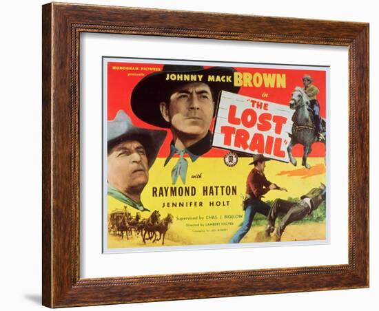 The Lost Trail, 1945-null-Framed Art Print