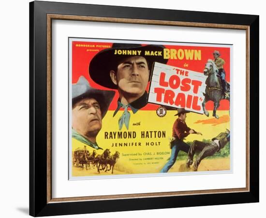 The Lost Trail, 1945-null-Framed Art Print