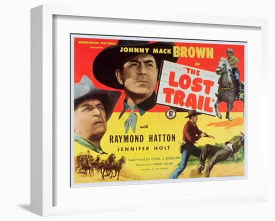 The Lost Trail, 1945-null-Framed Art Print