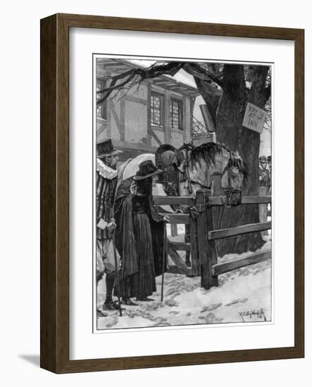 The Lost Trooper's Horse, 1887-Richard Caton Woodville II-Framed Giclee Print