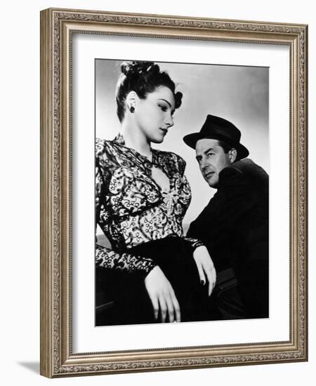 The Lost Weekend, Doris Dowling, Ray Milland, 1945-null-Framed Photo