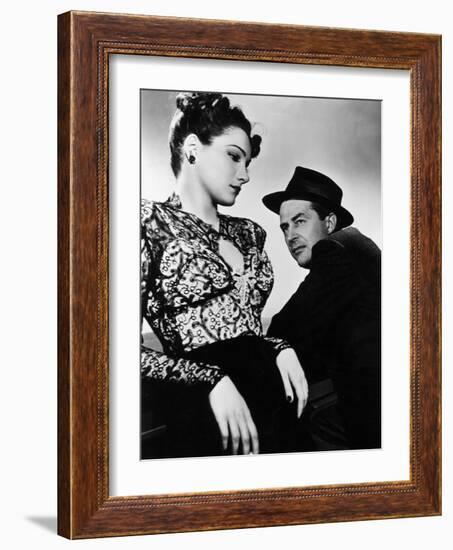 The Lost Weekend, Doris Dowling, Ray Milland, 1945-null-Framed Photo