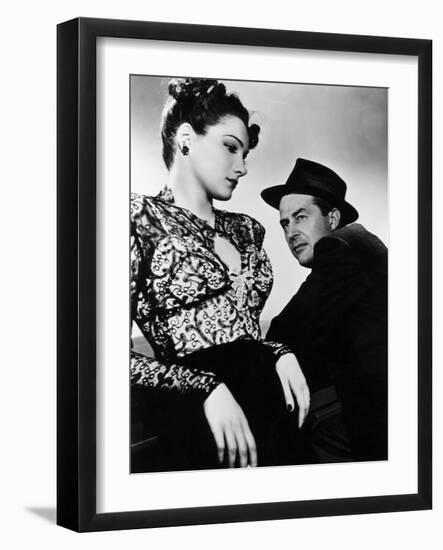 The Lost Weekend, Doris Dowling, Ray Milland, 1945-null-Framed Photo