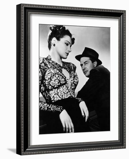 The Lost Weekend, Doris Dowling, Ray Milland, 1945-null-Framed Photo