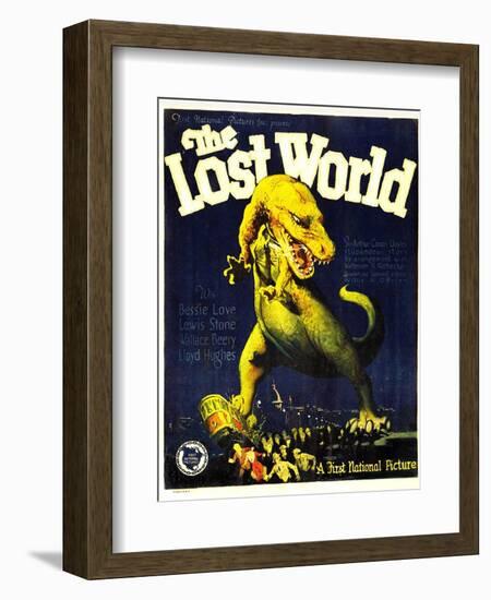 THE LOST WORLD, 1925.-null-Framed Premium Giclee Print