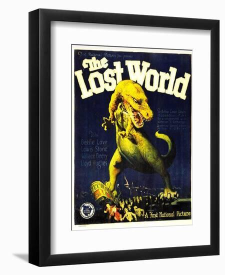 THE LOST WORLD, 1925.-null-Framed Premium Giclee Print