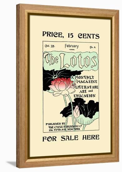 The Lotos, For Sale Here-null-Framed Stretched Canvas