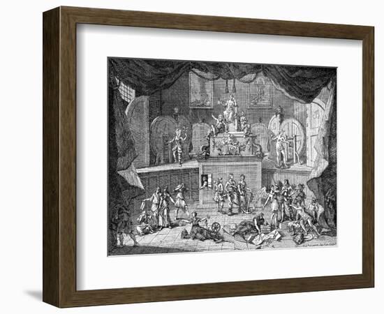 The Lottery, 1721-William Hogarth-Framed Giclee Print