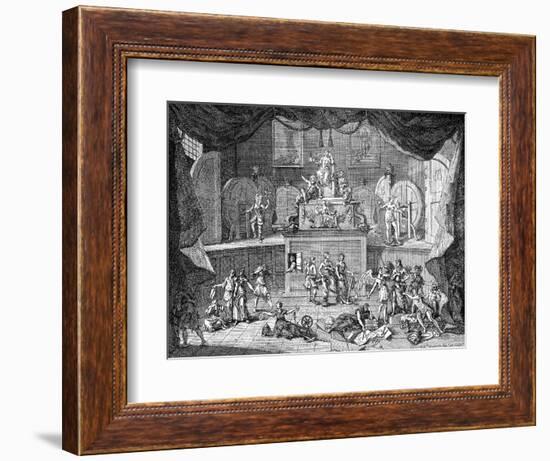 The Lottery, 1721-William Hogarth-Framed Giclee Print