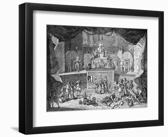 The Lottery, 1721-William Hogarth-Framed Giclee Print