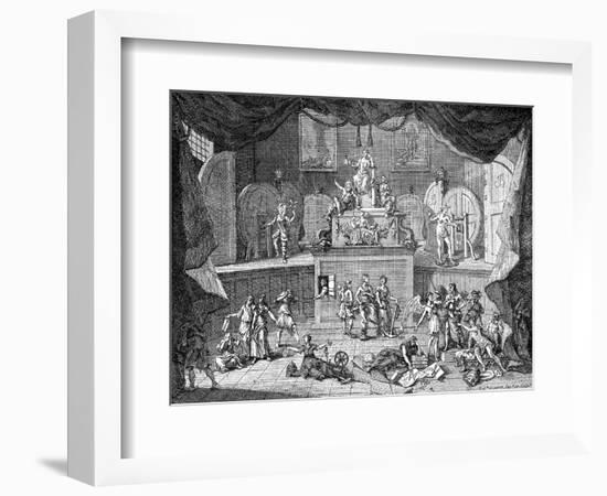 The Lottery, 1721-William Hogarth-Framed Giclee Print