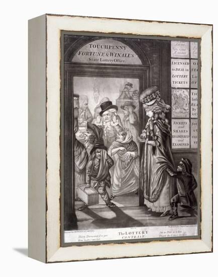 The Lottery Contrast, 1760-Robert Dighton-Framed Premier Image Canvas