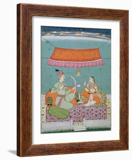 The Lotus Arrow, Bilaspur, c.1750-null-Framed Giclee Print