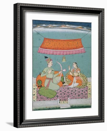 The Lotus Arrow, Bilaspur, c.1750-null-Framed Giclee Print