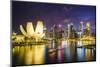 The Lotus Flower Shaped Artscience Museum Overlooking Marina Bay-Fraser Hall-Mounted Photographic Print