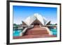 The Lotus Temple, Located in New Delhi, India, is a Bahai House of Worship-saiko3p-Framed Photographic Print