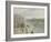 The Louvre, Afternoon, Rainy Weather, 1900-Camille Pissarro-Framed Giclee Print