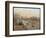 The Louvre and the Pont Des Arts in Paris Painting by Camille Pissarro (1830-1903) 19Th Century Rei-Camille Pissarro-Framed Giclee Print