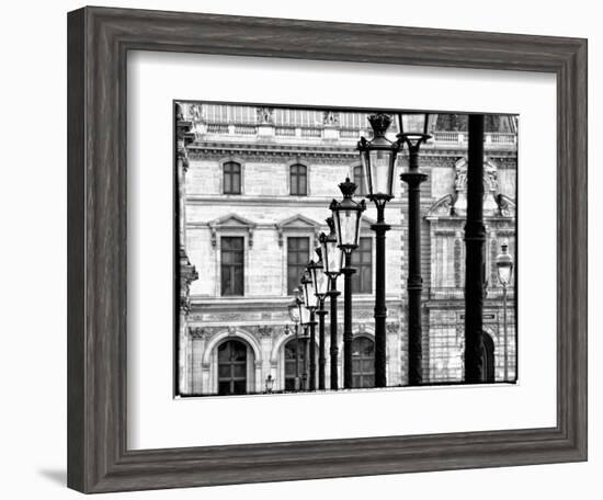 The Louvre Museum, Paris, France-Philippe Hugonnard-Framed Art Print